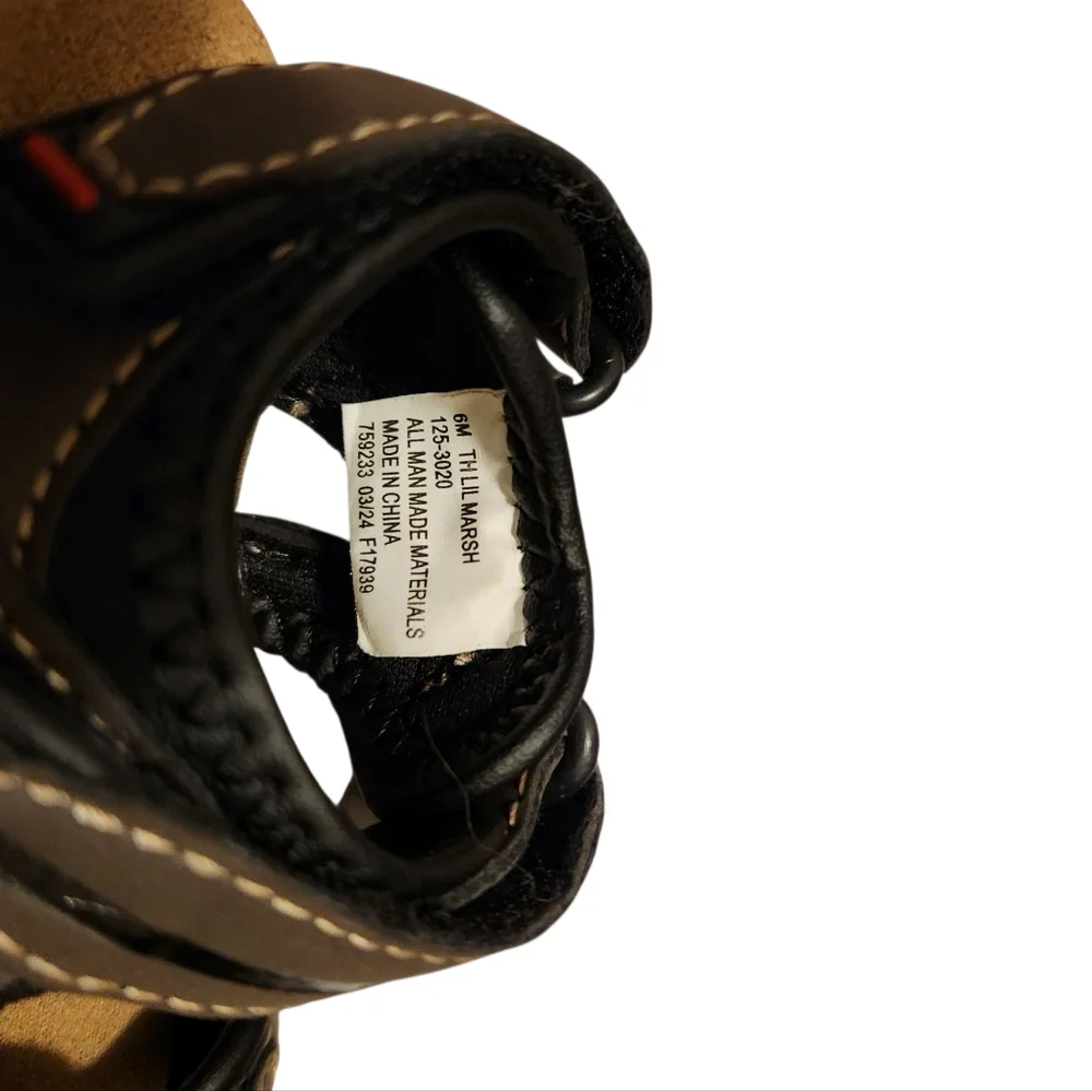 Thereabouts Leather Memory Foam Boys Toddlers Velcro Strap‎ Sandals Adjustable